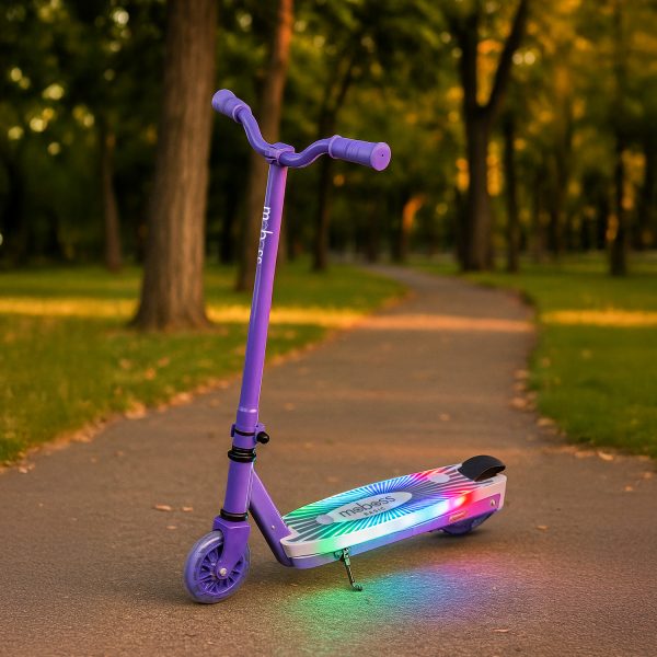 Scooter Eléctrico Infantil Plegable Moboss Patín MB8 Púrpura