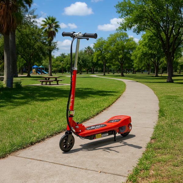 Scooter Electrico Infantil Plegable Moboss CD2 Rojo