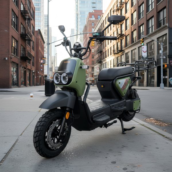 Bicicleta Electrica para Adultos Bicimoto Electrica Potencia Maxima del Motor 800 W Bateria 60V 20AH BS-02 Verde