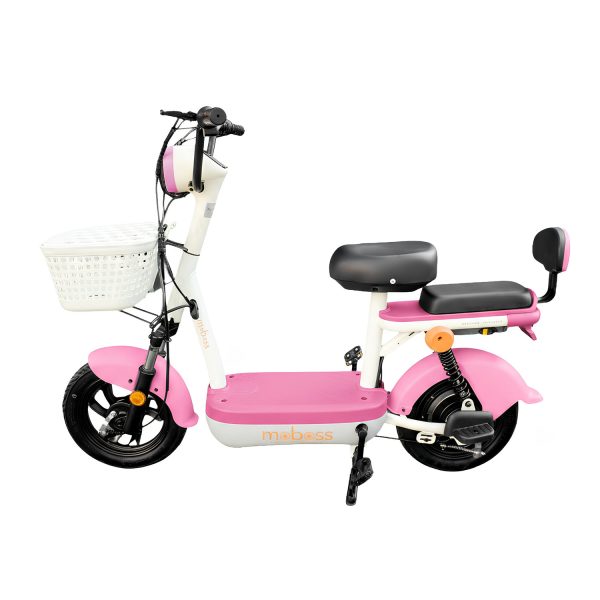 Bicicleta Electrica para Adultos Bicimoto Electrica Potencia Maxima del Motor 350 W Bateria 48V 12AH Rosa BS-01 Rosa