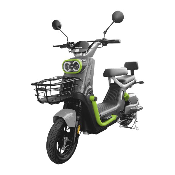 Bicicleta Electrica para Adultos Bicimoto Electrica Potencia Maxima del Motor 500 W Bateria 60V 20AH BS-03 Gris