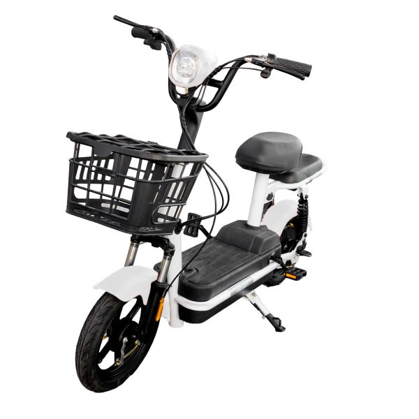 Moboss Bicicleta Electrica para Adultos Bicimoto Electrica Potencia Maxima del Motor 350 W Bateria 48V 13AH Prince Blanco