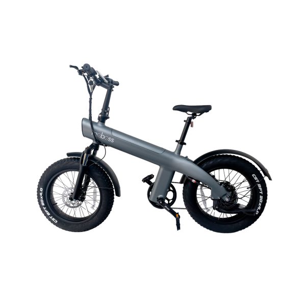 Bicicleta Eléctrica Montaña Moboss Ebike Q3 48V 650W 20" 13 Ah Gris