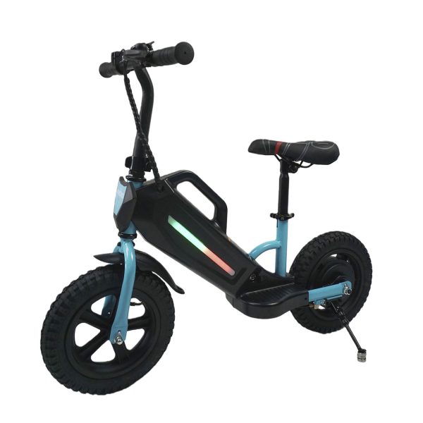 Bicicleta Electrica Infantil Moboss K01 Motor 180W 24V Azul