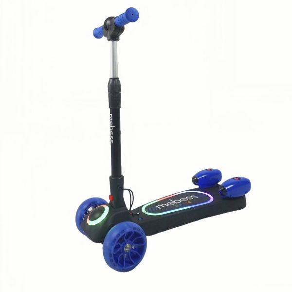 Scooter Infantil Plegable Patín Kick Scooter Moboss MB06-S Azul