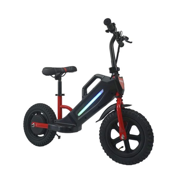 Bicicleta Electrica Infantil Moboss K01 Motor 180W 24V Roja