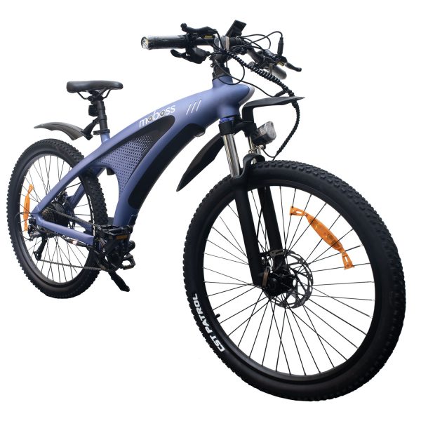 Bicicleta Eléctrica Montaña Moboss Ebike Q5 48V 650W 27.5" 13 Ah Azul